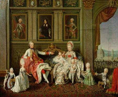 Wenceslaus Werlin GroBherzog Leopold mit seiner Familie china oil painting image